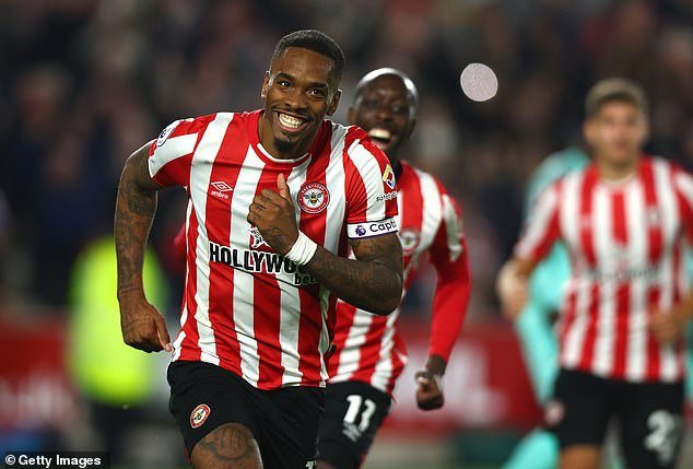 Arsenal have been linked with a move for Brentford striker Ivan Toney in January