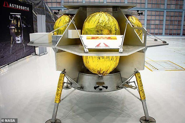 The vehicle was designed by Pittsburgh-based Astrobotics, a space robotics company that NASA commissioned in 2019 to carry out the mission.