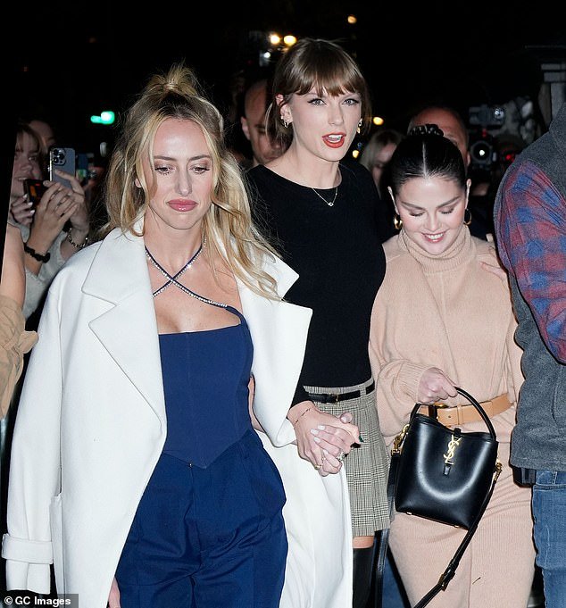 Taylor stepped out with Brittany and Selena Gomez, 31, earlier this month