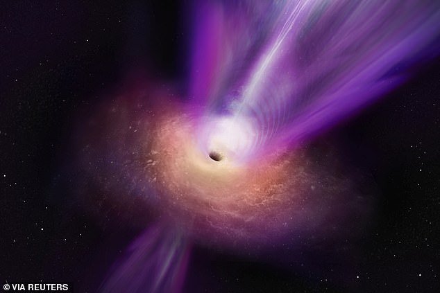 The black hole M87* is larger than the Sagittarius A* and rotates at a maximum rotation speed of one.