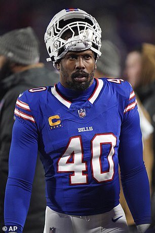 Miller is currently in the second of a six-year, $120 million deal with the Bills