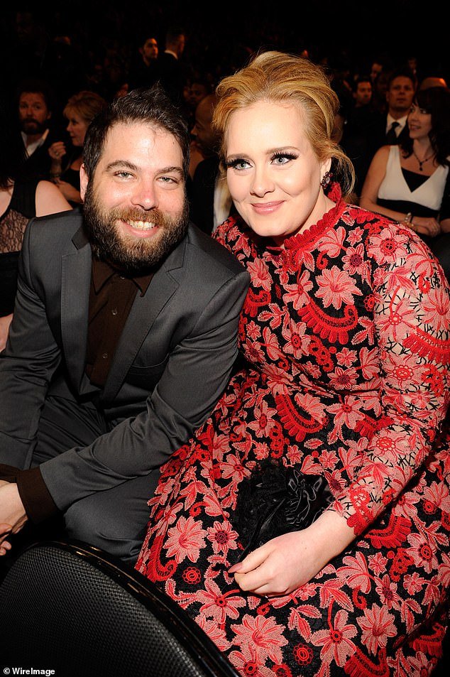 For example: Adele split from her ex-husband Simon Konecki in 2018, and their divorce was finalized in 2021 (pictured together in 2013)