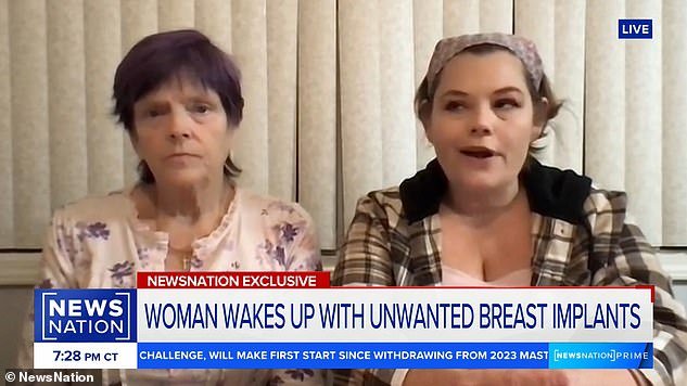 Kimberly McCormick (left) and her daughter, Misty Ann (right) say they were attacked and extorted by hospital staff after the botched surgery