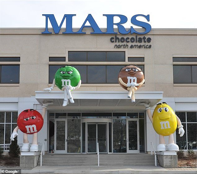 An M&M factory in New Jersey.  A report found that children as young as five harvested cocoa beans for the M&M manufacturer