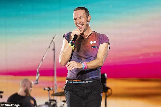 The band, led by frontman Chris Martin (pictured), is currently on the Music of the Sphere world tour and will perform at the Bukit Jalil National Stadium tonight.