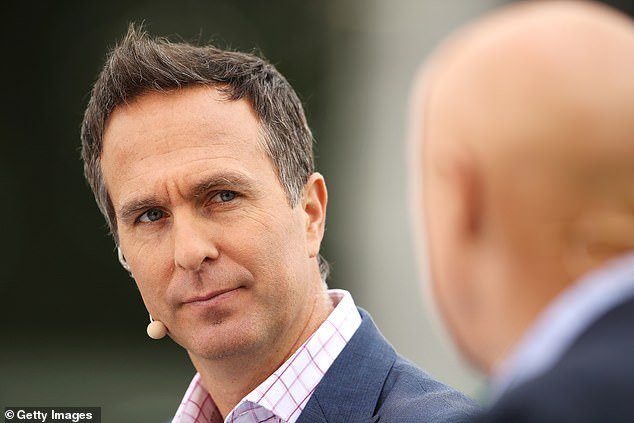 Former England captain Michael Vaughan (left) has been hit at the last minute over the decision to change the pitch for the semi-final