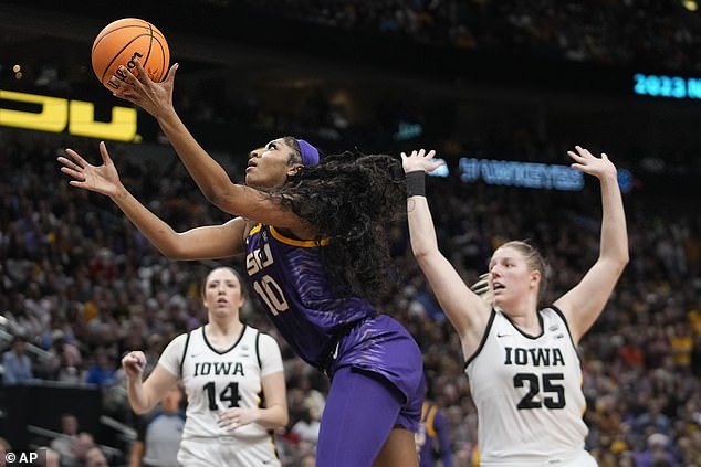 According to the review, the mistakes made included a foul on LSU's Angel Reese (above)