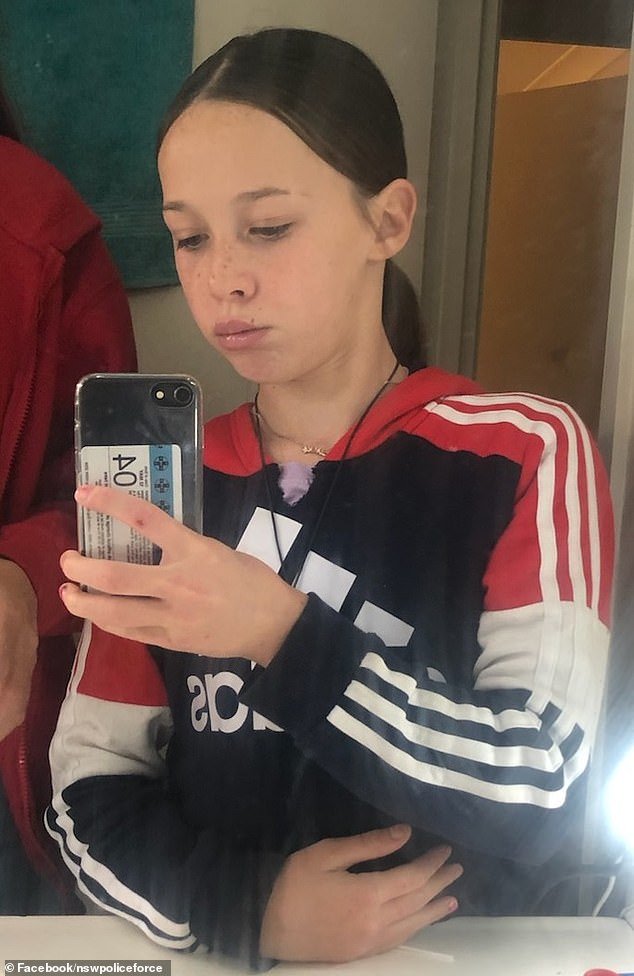 Cheriish Shearer-Cooper, 10, (pictured) was last seen at Glenmore Park, in Sydney's west, about 2.15pm on Saturday