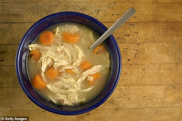 Chicken soup has been proven to help relieve the symptoms of a cold, but does not cure it completely