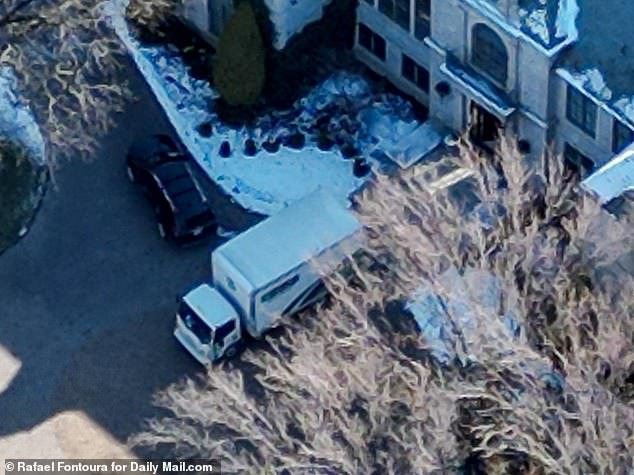 On Tuesday, a moving van was seen unloading furniture and other personal belongings at Travis' mega-mansion, where Taylor flew after wrapping up her South American tour dates.