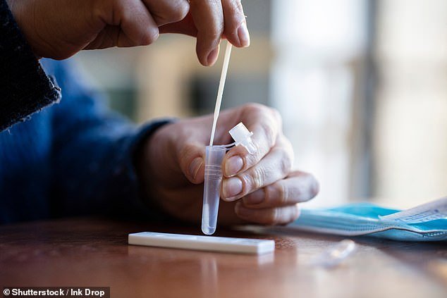 Families were offered four tests per household at the end of September, but are now receiving four more tests.  About one in ten households have ordered the tests so far