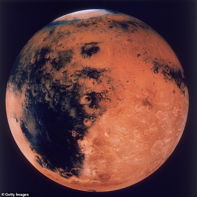 Mars is the worst, with only five of the 280 craters (1.8%) named after women (stock image).
