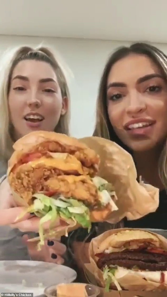 The company had an Instagram page with 2,000 followers, which featured videos of young women reviewing a tower chicken burger