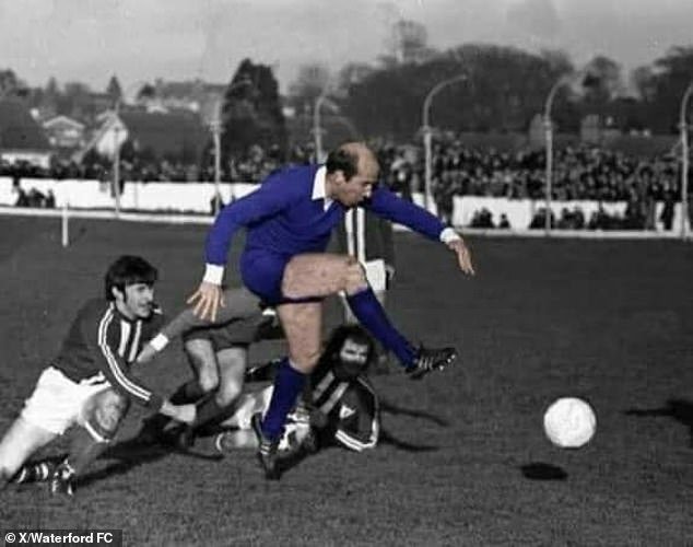 Bobby Charlton played four games for League of Ireland club Waterford towards the end of his illustrious career in 1976