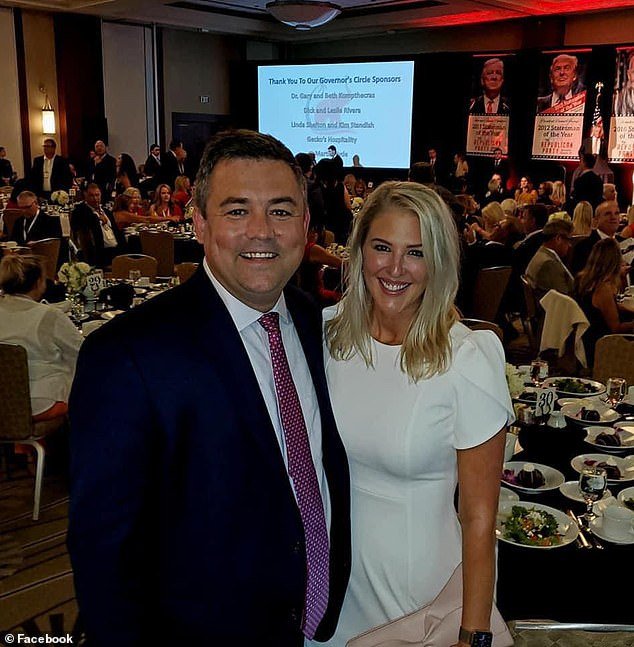 Florida Republican Party Chairman Christian Ziegler (left) is accused of rape by a woman who says she had a three-way relationship with Ziegler and his wife Bridget
