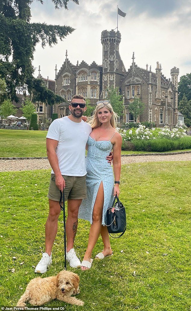 Olivia Tapper, 28, matched with her fiancé Thomas Philipps, 31, on Hinge before deciding to fly from Sweden to London for their first date