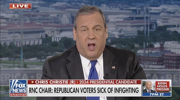 Former New Jersey Gov. Chris Christie said he isn't worried about the national polls because primaries are state-by-state, while dismissing his dismal performance in national surveys.