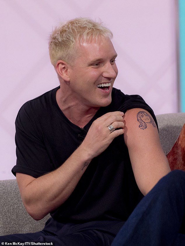 'Suprised!'  Jamie Laing left Lorraine Kelly completely stunned on Tuesday when he revealed a tattoo of the ITV presenter's face on his arm during her daytime show