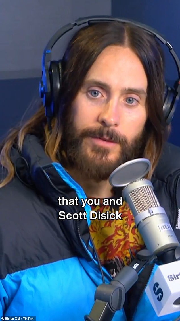 The latest: Jared Leto was asked about rumors that he is distantly related to reality star Scott Disick