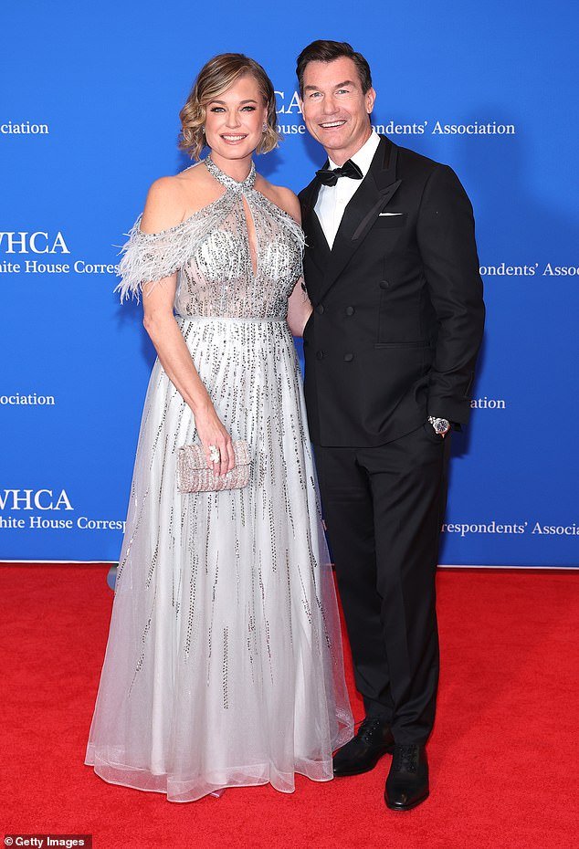 O'Connell and Romijn were photographed at the White House Correspondents' Association Dinner in Washington, DC in April
