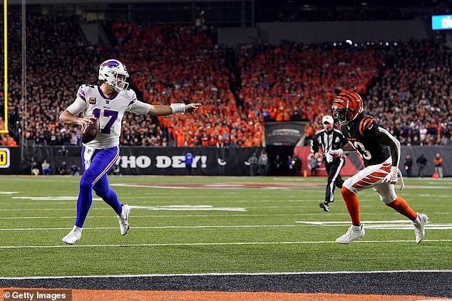 Bills QB Josh Allen was punished for taunting during their loss to the Bengals, sparking outrage among NFL fans