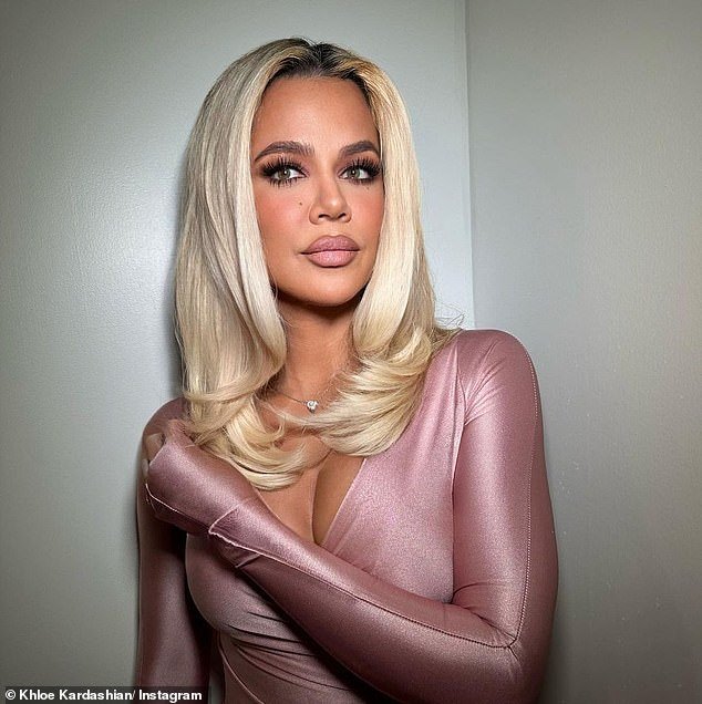Wow!  Khloe Kardashian, 39, glowed effortlessly as she channeled her inner Barbie in new glamorous selfies shared to her main Instagram page on Tuesday