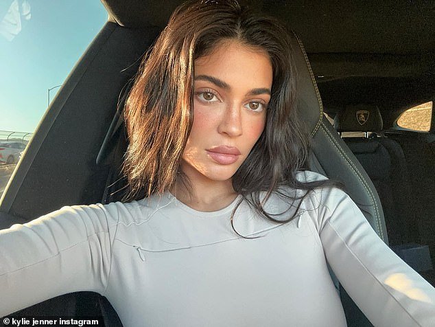 Showing off: Kylie Jenner promoted the upcoming second wave of items from her clothing brand Khy in a trio of photos shared to her Instagram account on Friday.