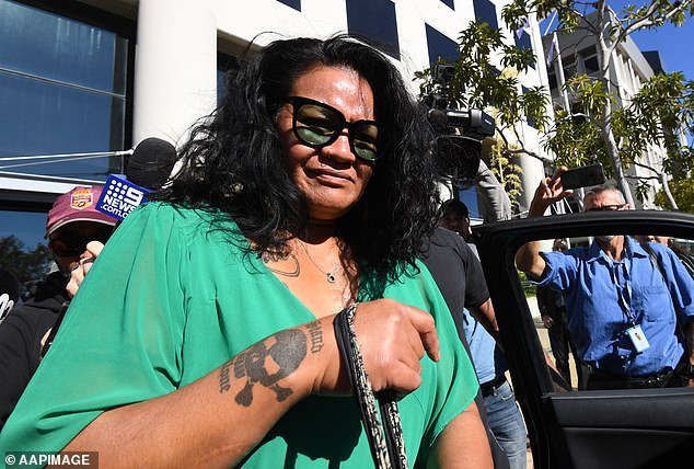 Uiatu 'Joan' Taufua (pictured) has undergone a dramatic transformation since being moved to a detention cell