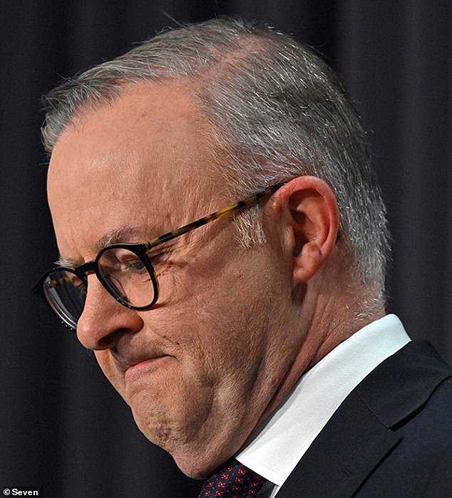 Anthony Albanese's approval rating fell four points to 42 percent in the latest Newspoll