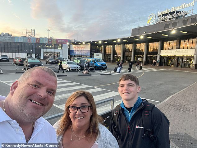 Alastair and Sue Conner, from Stockton, traveled to Benidorm, Spain, with their 15-year-old son and were shocked to find their personal belongings missing