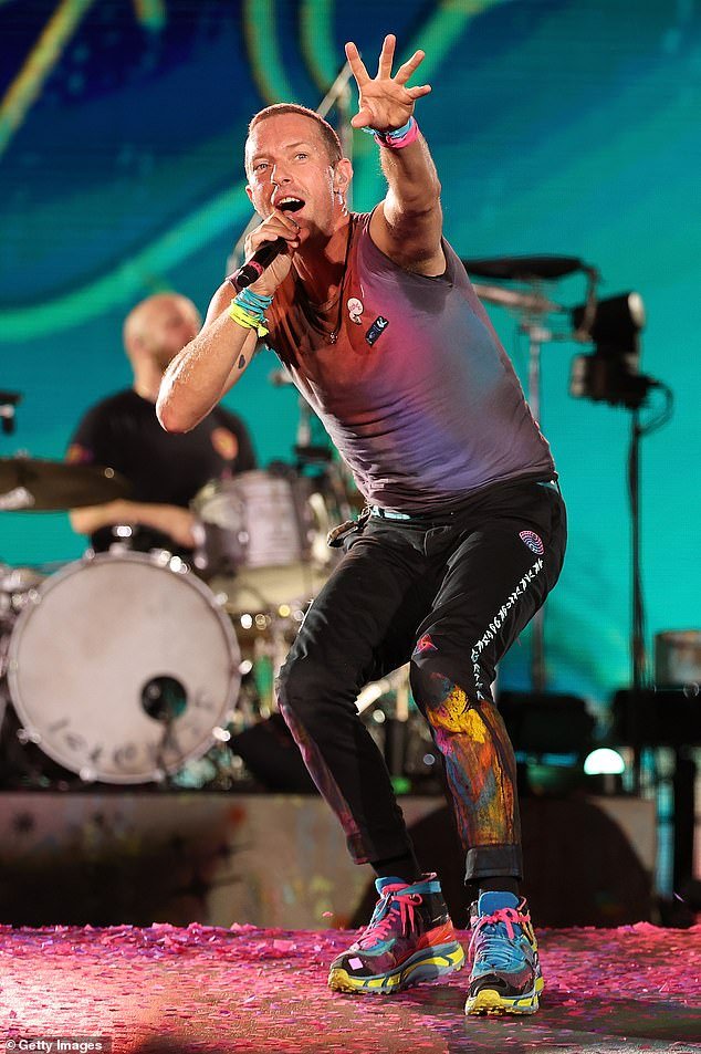 The singer of a local Perth band was left red-faced on Monday after going back on his viral Coldplay snub during a radio joke.  In the photo: Coldplay singer Chris Martin