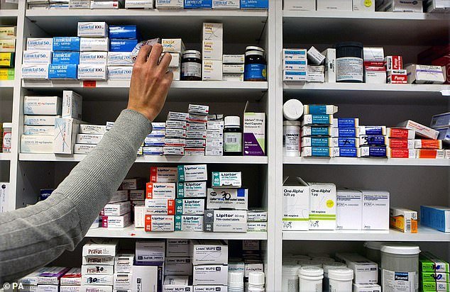 The government and NHS England want pharmacies to ease pressure on GPs by carrying out more health checks and self-prescribing certain medicines (file image)