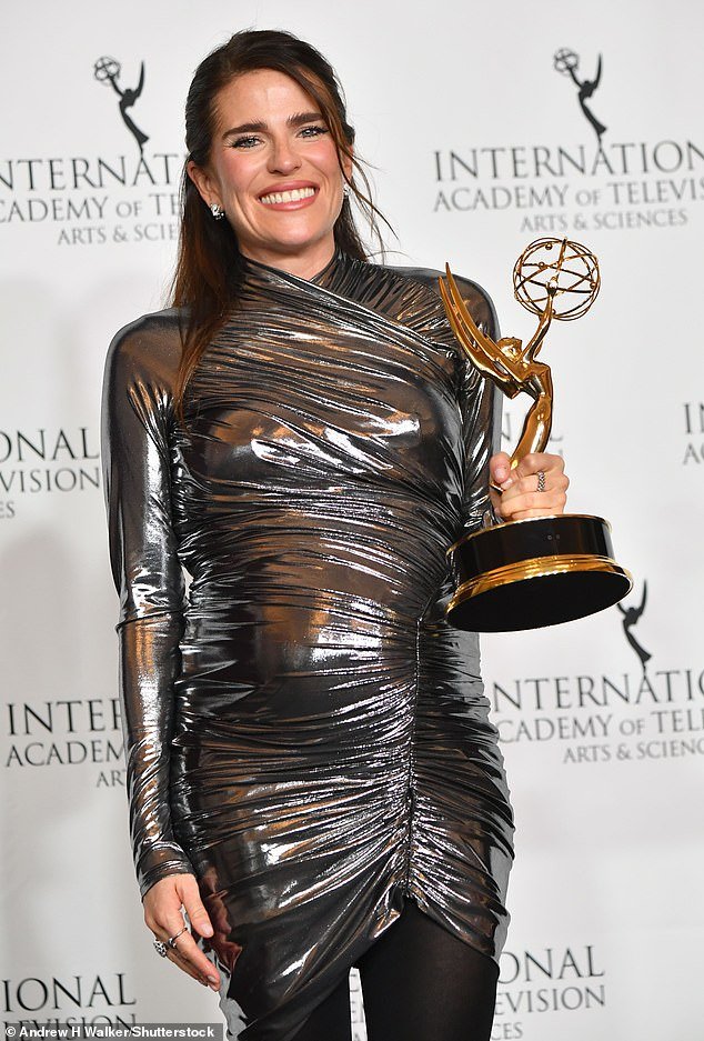 Karla Wins: Karla Souza showed off her baby bump as she took home Best Performance by an Actress at the 51st International Emmy Awards