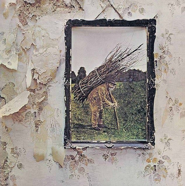 The cover of Led Zeppelin IV features a mysterious man now identified as a 19th century thatcher