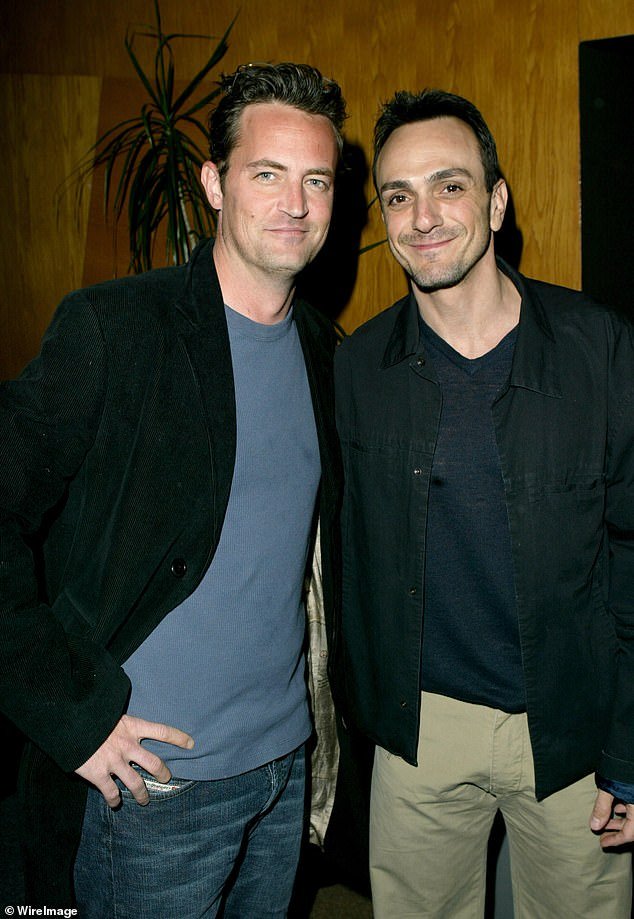Simpsons star Hank Azaria has opened up about how his old friend Matthew Perry helped him get sober – and revealed a vulgar prank the late Friends star liked to play in public toilets