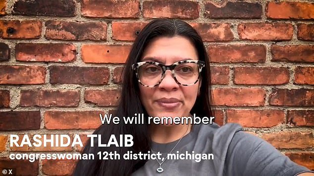 Pro-Palestinian Rep. Rashida Tlaib accused Biden of genocide and demanded a ceasefire as she threatened electoral consequences in 2024