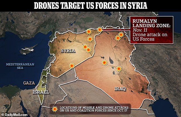 Suicide drones attacked US troops in Syria on Saturday.  There have been at least 48 such drone and missile attacks in Syria and Iraq since October 17