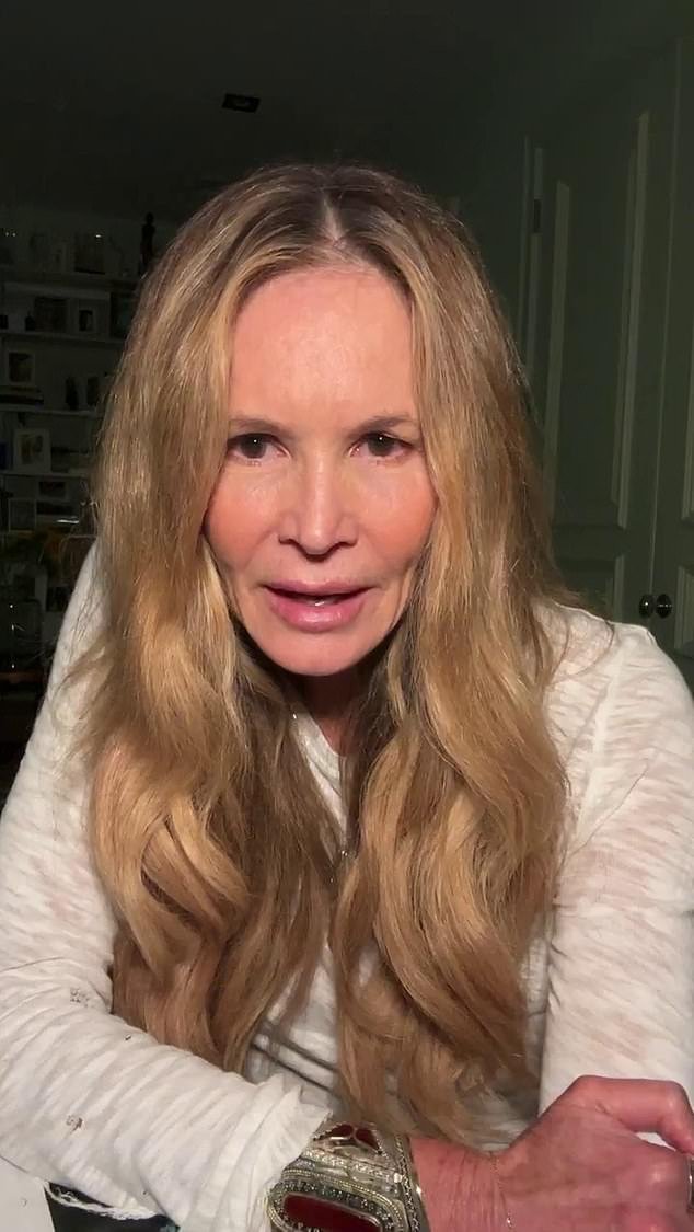 Elle Macpherson, 59, (pictured) lost her patience with customs officials at Dallas Fortworth Airport in America as she waited in line