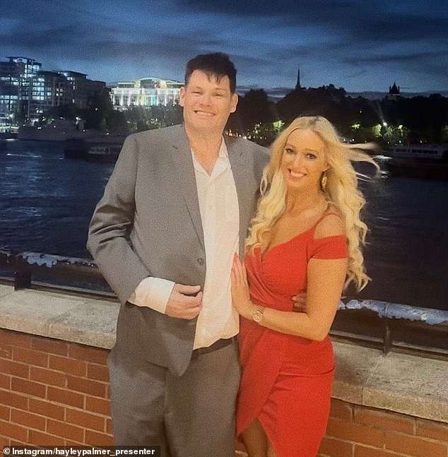 Link: The Chase star Mark Labbett, 58, has said he 'can't believe' he's dating his girlfriend Hayley Palmer, 41