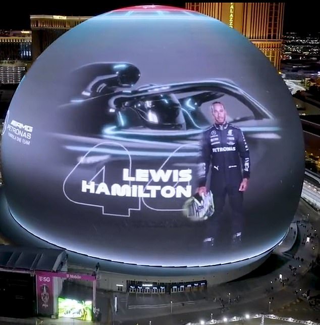 F1 will use the Las Vegas Sphere to display driver graphics and more during the Grand Prix