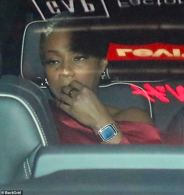 First seen: Tiffany Haddish, 43, was seen for the first time since she was reportedly arrested for drunken driving as she left the Laugh Factory in Long Beach on Friday evening