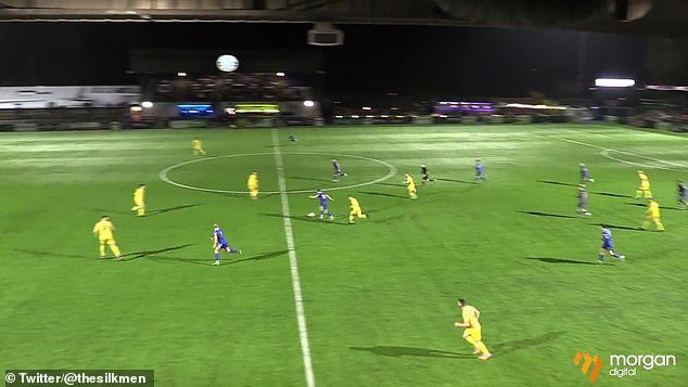 Wayne Rooney's younger brother scored a sensational goal from the halfway line on Tuesday