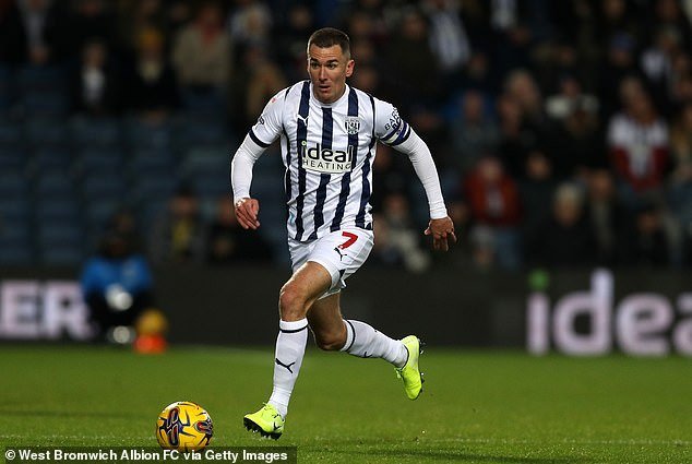 West Brom captain Jed Wallace presented his player of the match award to nine-year-old Finlay