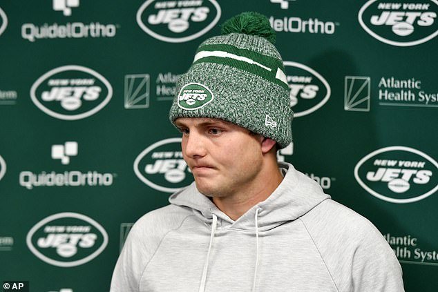 The New York Jets are reportedly set to bench Zach Wilson for the game against the Miami Dolphins
