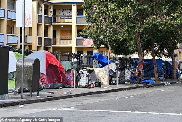 Newsom claimed he took '68,000 people' off the streets and closed 6,000 homeless encampments when Florida's governor pulled out the visual aid