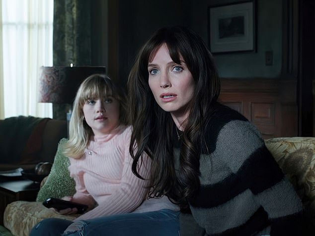 The film stars Annabelle Wallis as Madison Mitchell (right), who is 'tormented by harrowing visions of murder'
