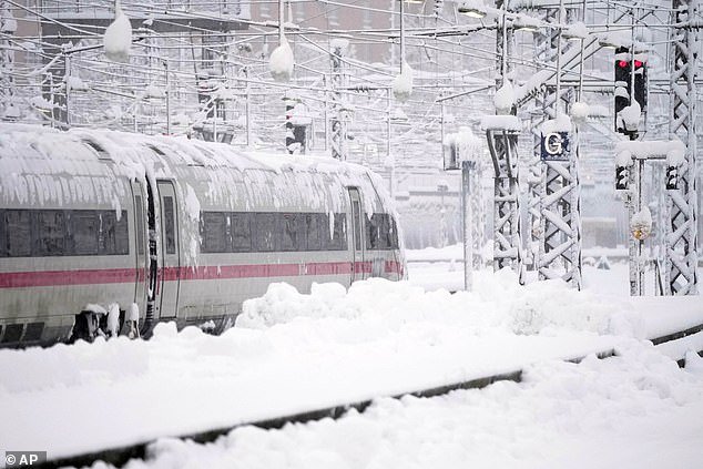 Local transport in and out of the city – including trains – was canceled due to the conditions