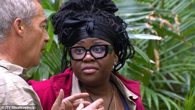 I'm a celebrity... Get me out of here!  producers have also reportedly had a 'soft' word with Nella following her fiery clashes with Nigel Farage