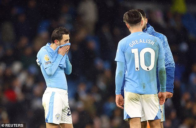 The draw against Tottenham drops City to third place and is three points behind Arsenal