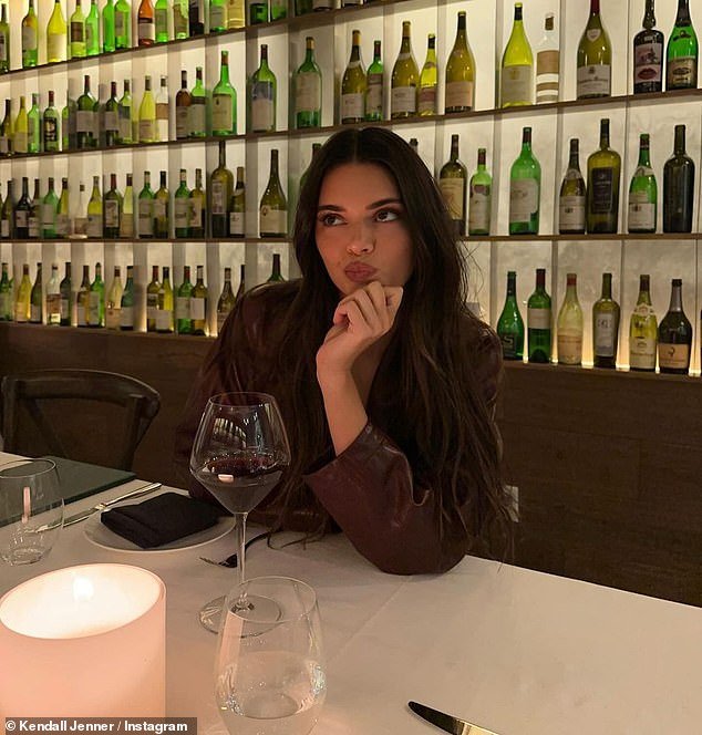 1701673873 316 Kendall Jenner shares playful series of snaps while she drinks